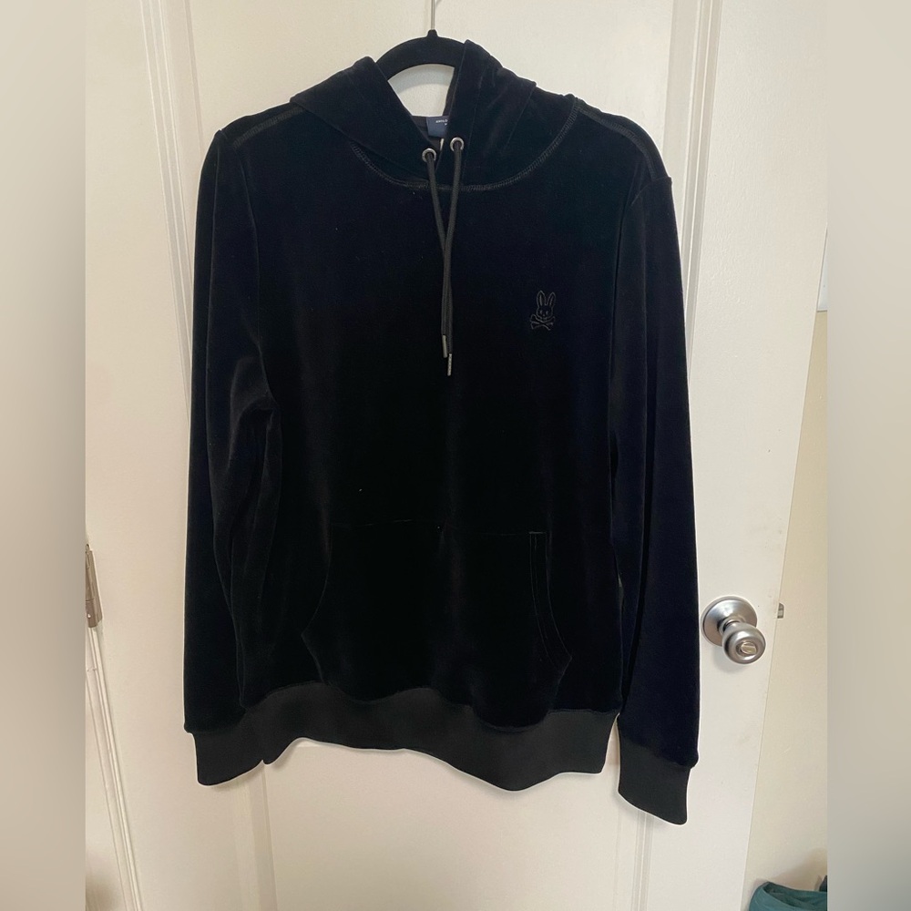 Velvet Black Psycho Bunny Sweatshirt (so soft)